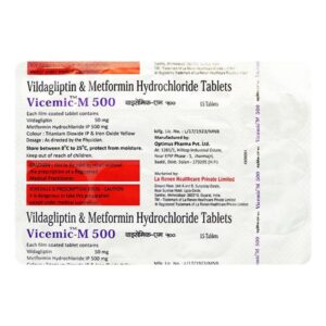 VICEMIC M 500 TAB ENDOCRINE CV Pharmacy