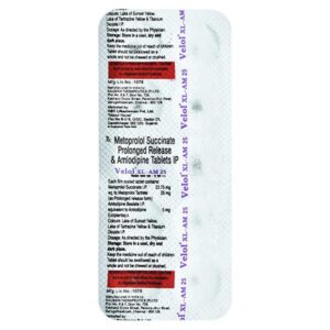 VELOL XL AM 25 TAB BETA BLOCKER CV Pharmacy