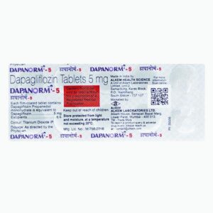 DAPANORM 5MG TAB ENDOCRINE CV Pharmacy