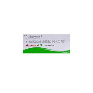 ASOMEX-M (25MG) TAB CALCIUM CHANNEL BLOCKERS CV Pharmacy