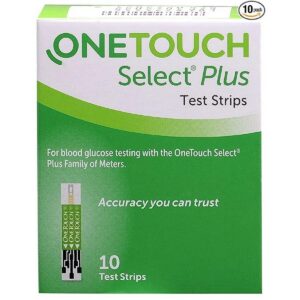 ONE TOUCH SELECT PLUS STRIP 10`S DIAGNOSTIC AND OTHER DEVICES CV Pharmacy