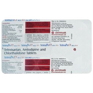 TELMA ACT 40/5/12.5 TAB ANGIOTENSIN-II ANTAGONIST CV Pharmacy