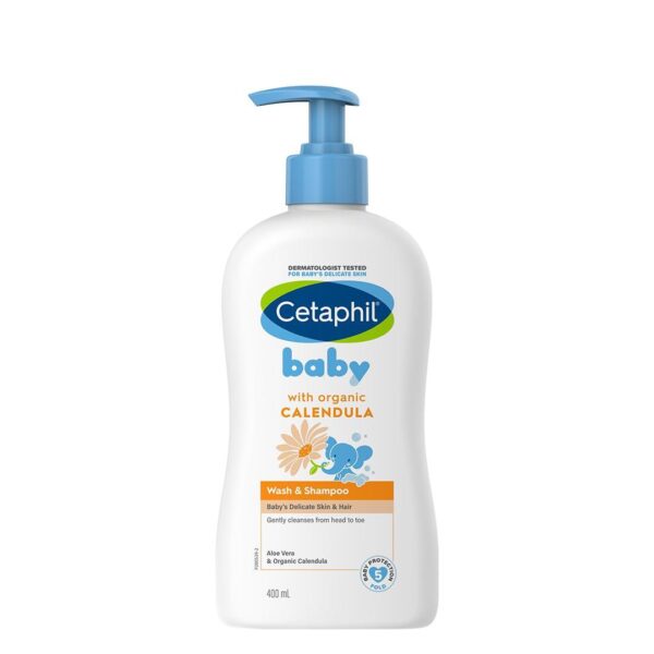 CETAPHIL BABY WASH &SHAMPOO 400ML Medicines CV Pharmacy