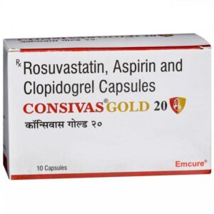 CONSIVAS GOLD 20 CAP ANTIHYPERLIPIDEMICS CV Pharmacy