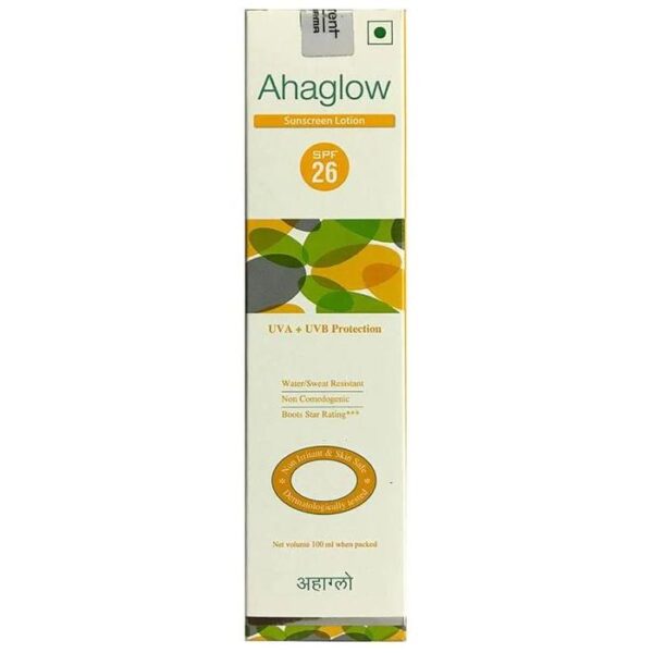 AHAGLOW LOTION (26SPF) Medicines CV Pharmacy