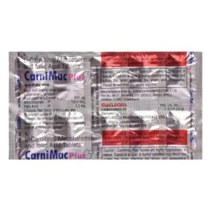 CARNIMAC PLUS TAB Medicines CV Pharmacy