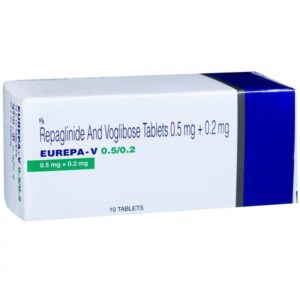 EUREPA V 0.5/0.2 TAB ENDOCRINE CV Pharmacy