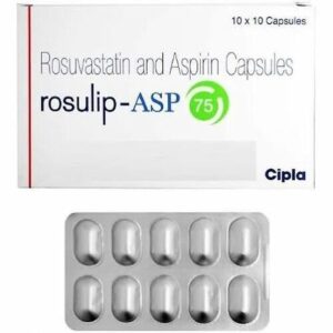 ROSULIP ASP 75MG TAB ANTIHYPERLIPIDEMICS CV Pharmacy