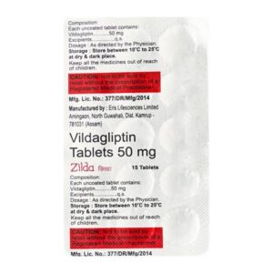 ZILDA 50MGTAB ENDOCRINE CV Pharmacy