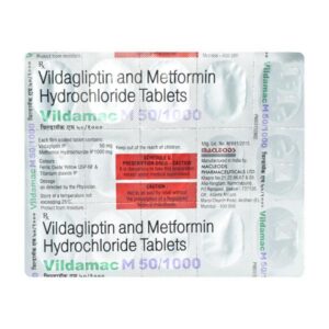 VILDAMAC M 50/1000 TAB ENDOCRINE CV Pharmacy
