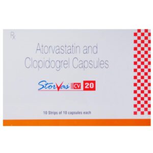 STORVAS CV 20 TAB ANTIHYPERLIPIDEMICS CV Pharmacy