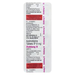 ZEBLONG 8MG TABLET CALCIUM CHANNEL BLOCKERS CV Pharmacy