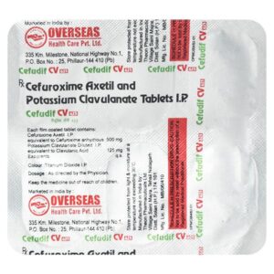 CEFUDIF CV 625 TAB ANTI-INFECTIVES CV Pharmacy