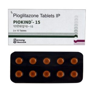 PIOKIND 15MG TAB ENDOCRINE CV Pharmacy