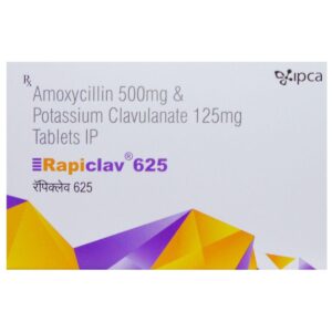 RAPICLAV 625 TAB ANTI-INFECTIVES CV Pharmacy