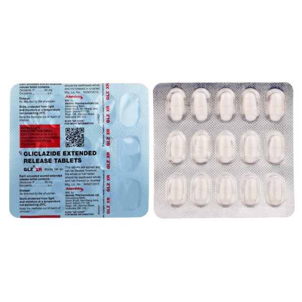 GLZ XR 60MG TAB Medicines CV Pharmacy