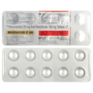 ROZUCOR-F 20 TAB ANTIHYPERLIPIDEMICS CV Pharmacy