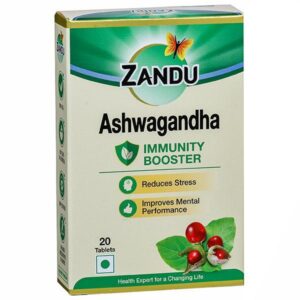 ASHWAGANDH TAB 20`S (ZANDU) AYURVEDIC CV Pharmacy