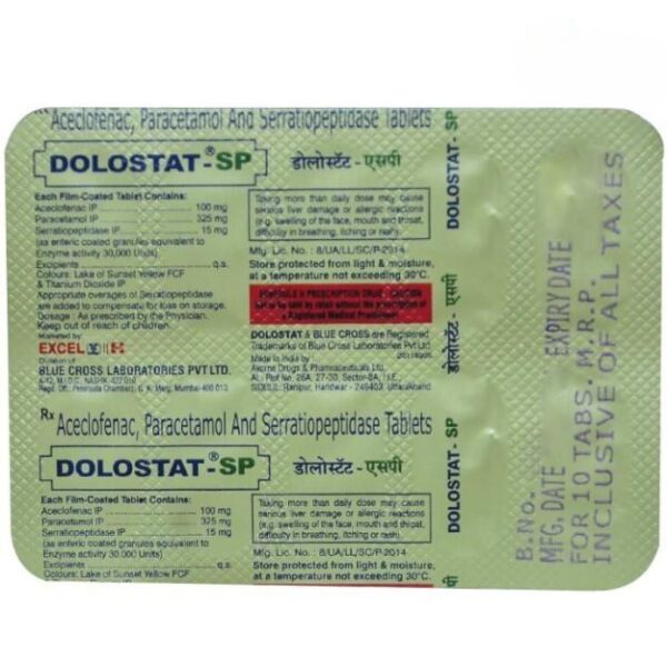 DOLOSTAT SP TAB ANTACID CV Pharmacy