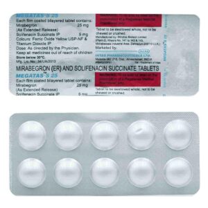 MEGATAS-S 25 TAB BLADDER AND PROSTATE CV Pharmacy