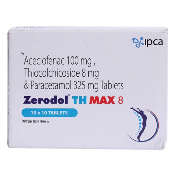 ZERODOL TH MAX 8 TAB MUSCLE RELAXANTS CV Pharmacy