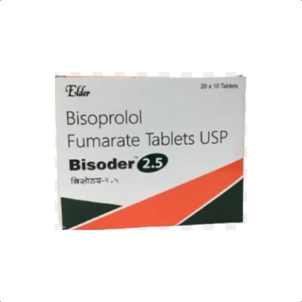 BISODER 2.5MG TABLET BETA BLOCKER CV Pharmacy