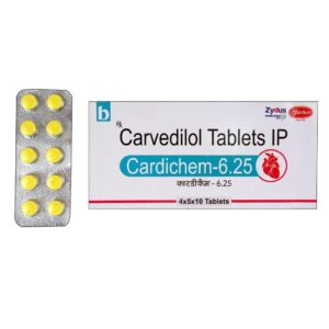 CARDICHEM 6.25MG TABLET BETA BLOCKER CV Pharmacy