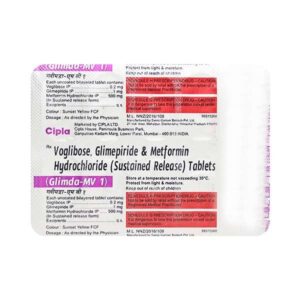 GLIMDA-MV1 TABLET ENDOCRINE CV Pharmacy