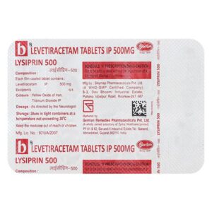 LYSIPRIN 500MG TABLET ANTIEPILEPTICS CV Pharmacy