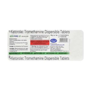 KETOFORD DT TAB MUSCULO SKELETAL CV Pharmacy