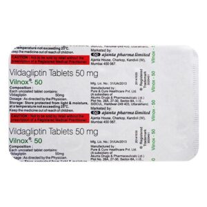 VILNOX 50 TABLET ENDOCRINE CV Pharmacy