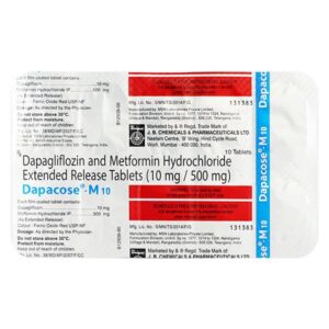 DAPACOSE M 10MG TAB ENDOCRINE CV Pharmacy