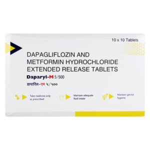 DAPARYL M 5/ 500MG TAB ENDOCRINE CV Pharmacy