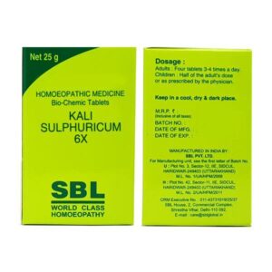KALI SULPHURICUM 6X (25G) BIOCHEMICS CV Pharmacy