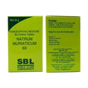 NATRUM MURIATICUM 6X (25G) BIOCHEMICS CV Pharmacy