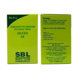 SILICEA 6X (25G) BIOCHEMICS CV Pharmacy