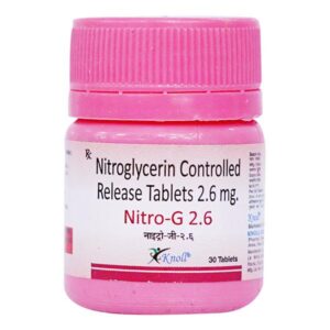 NITRO-G 2.6 TAB 30`S CARDIOVASCULAR CV Pharmacy