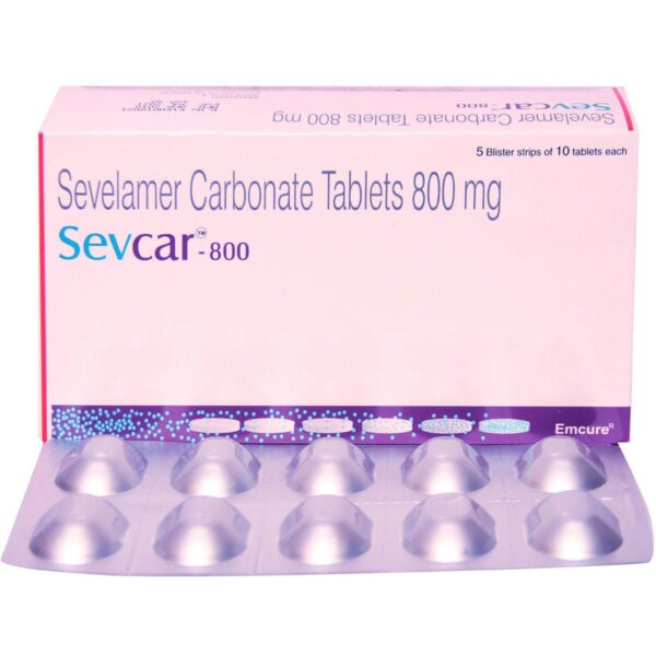 SEVCAR 800MG TAB CHRONIC KIDNEY DISEASE CV Pharmacy 2