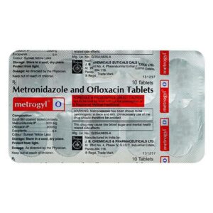 METROGYL O TAB ANTI-INFECTIVES CV Pharmacy