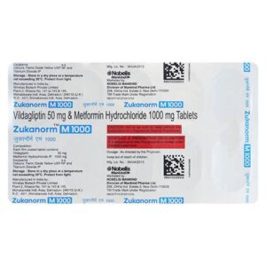 ZUKANORM M 1000 TAB ENDOCRINE CV Pharmacy