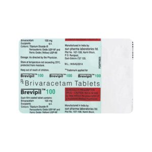 BREVIPIL 100 TABLET ANTIEPILEPTICS CV Pharmacy