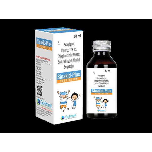 SINAKID PLUS SYRUP 60ML PULMONARY CV Pharmacy