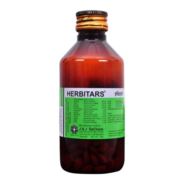 HERBITARS TAB 250`S AYURVEDIC CV Pharmacy