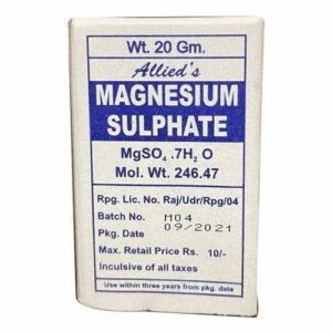 MAGNESIUM SULPHATE 20G Medicines CV Pharmacy