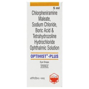 OPTIHIST-PLUS EYE DROPS Medicines CV Pharmacy