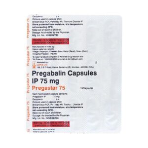 PREGASTAR 75 CAP CNS ACTING CV Pharmacy