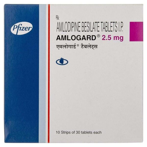 AMLOGARD 2.5MG TAB CALCIUM CHANNEL BLOCKERS CV Pharmacy