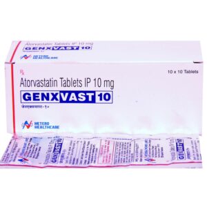 GENXVAST-10 TAB ANTIHYPERLIPIDEMICS CV Pharmacy