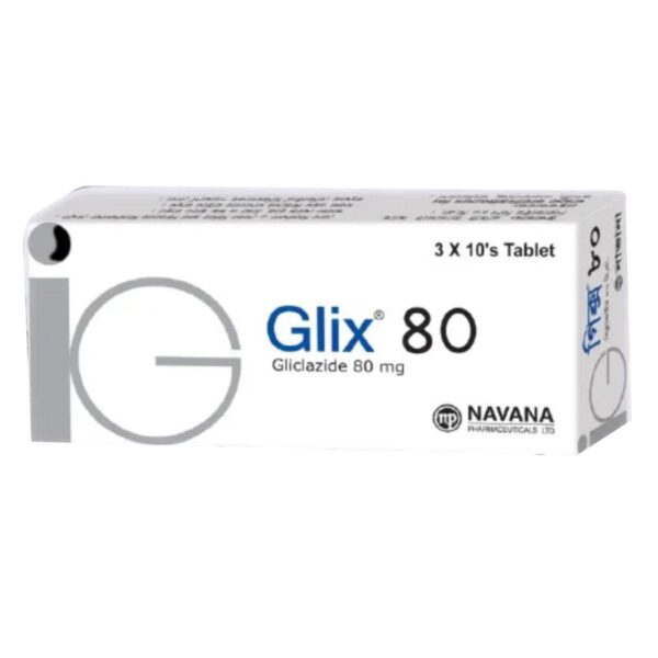 GLIX 80MG TAB ENDOCRINE CV Pharmacy