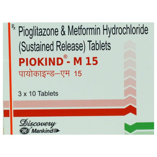 PIOKIND M-15 TAB ENDOCRINE CV Pharmacy